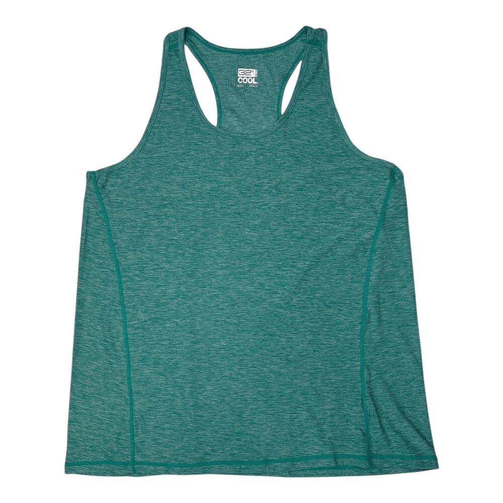 32 Degrees Womens Size XL Athletic Tank Top Green and Blue